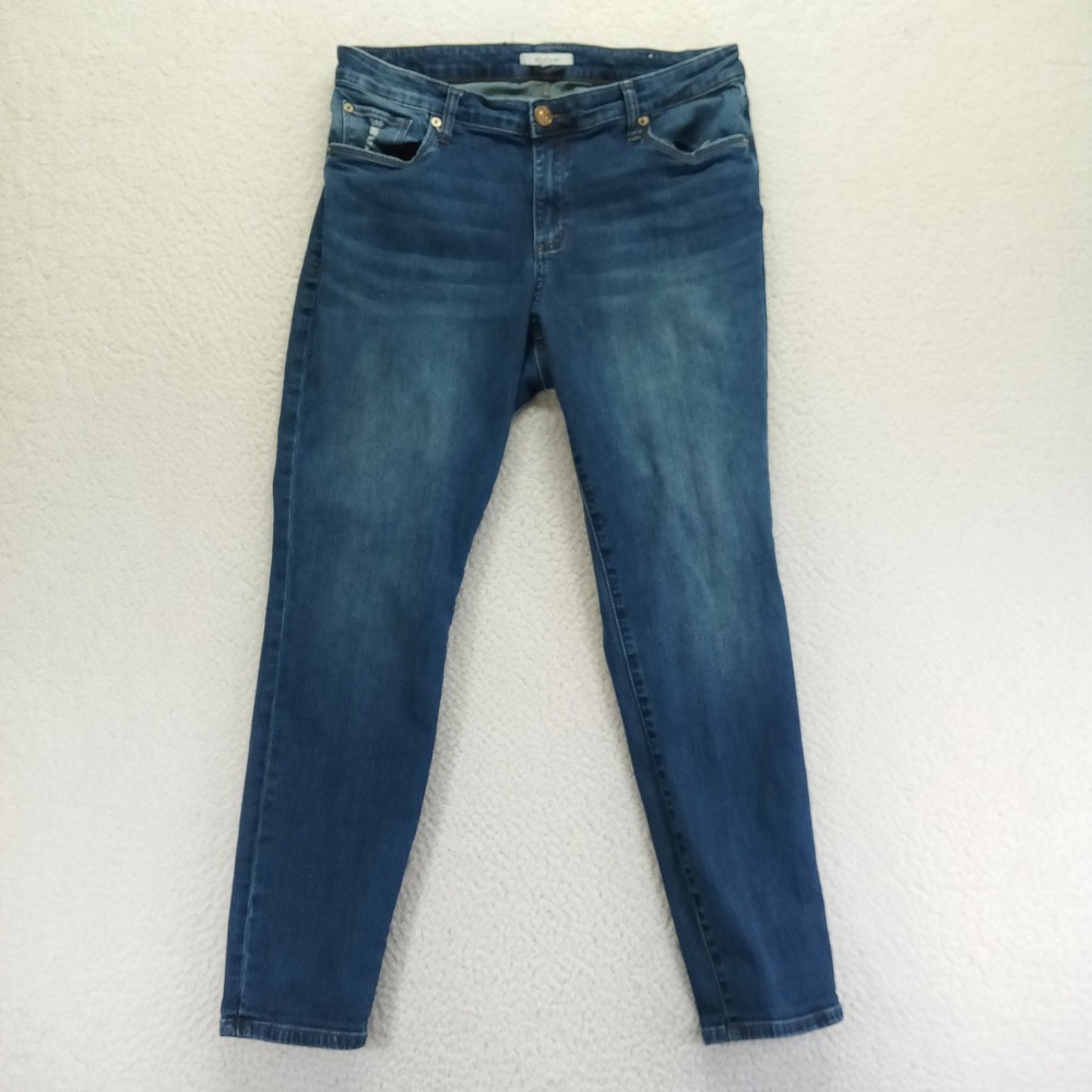 STS Blue Skinny‎ Jeans Womens 32/14 Medium Wash Denim EP1800GA1-3 Stretch